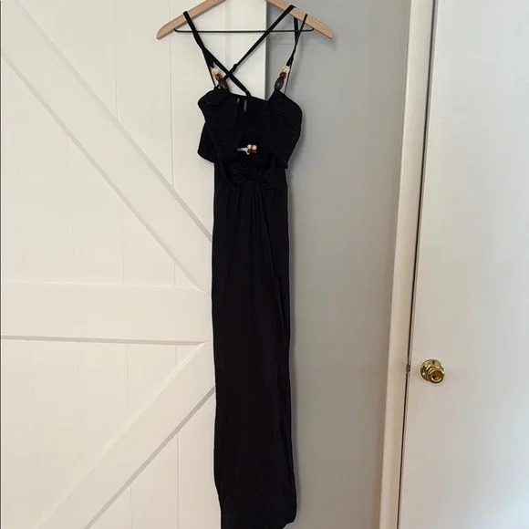 Diane Von Furstenberg Size S Black Caty Dress - Picture 2 of 6